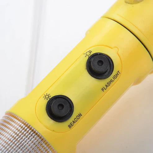 Car Auto LED Torch Flashlight Emergency Safety Hammer Belt Cutter Escape Tools