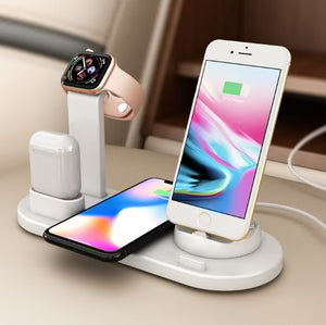 3 In 1 Multifunction Charging stand (White and Black)