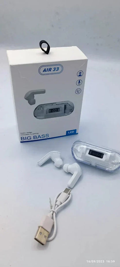 Crystal Wireless Earphones - Transparent Air 33
