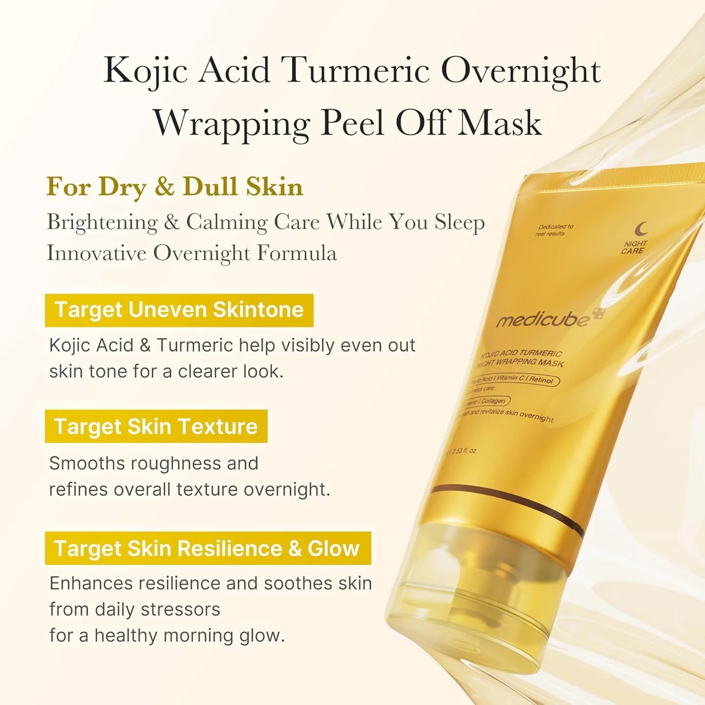 Kojic Acid Turmeric Night Wrapping Mask
