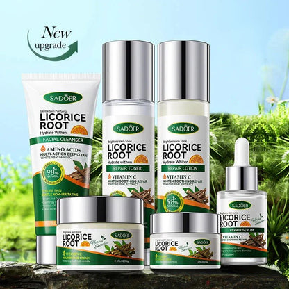 Sadoer - Licorice Root Whitening Skin Care Set